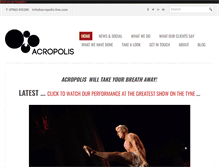 Tablet Screenshot of acropolis-live.com
